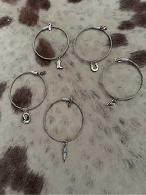 Strung Western Charm Bracelet Set